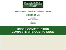 Tablet Screenshot of limerickcollisioncenter.com